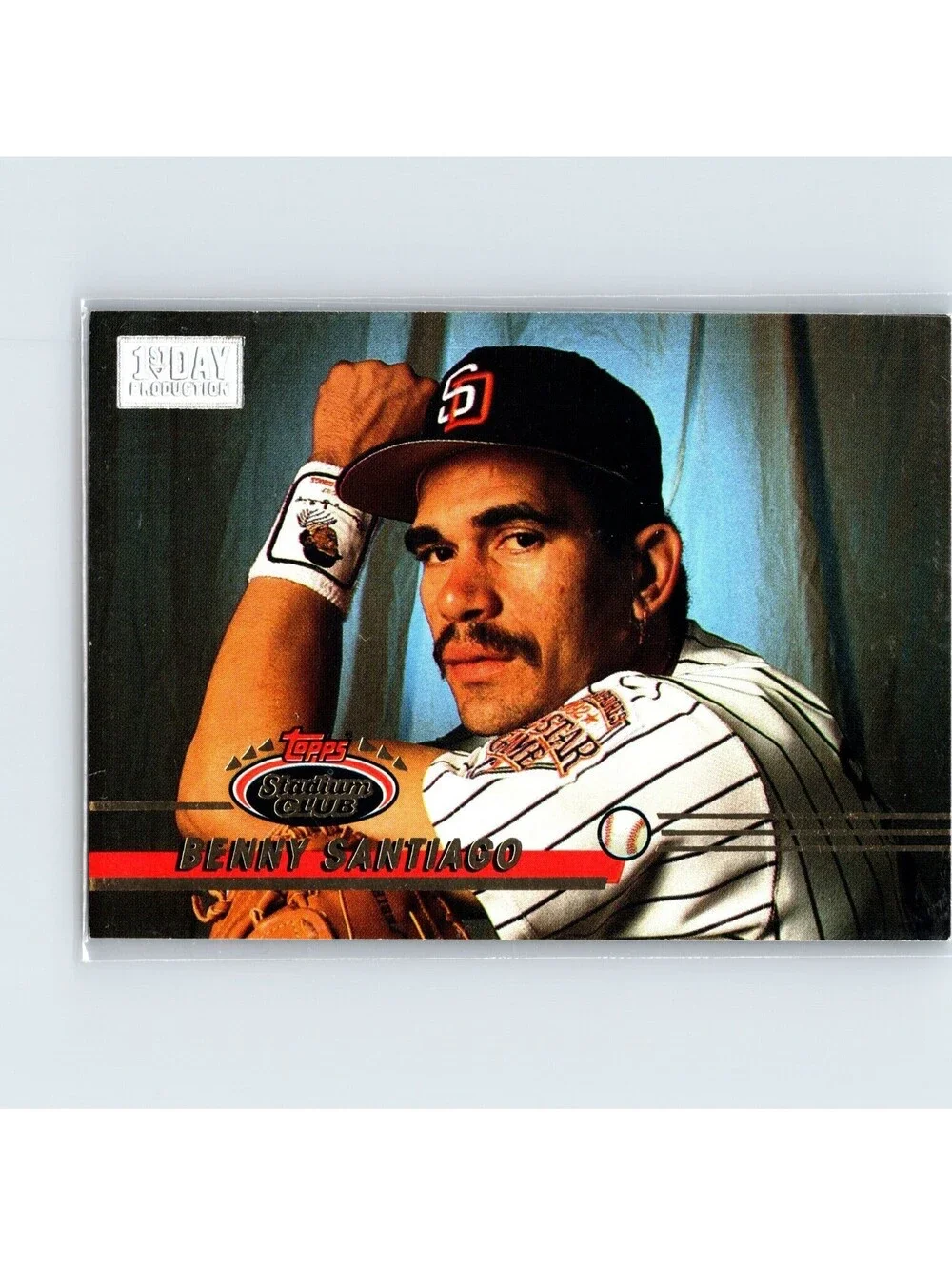 1993 Topps Stadium Club Benny Santiago #274 1st Day Production San Diego Padres